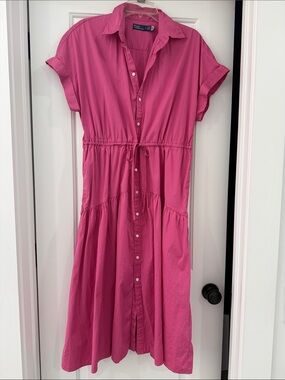 Polo by Ralph Lauren Bright Pink Button-Up Shirt